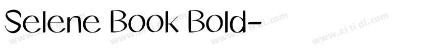 Selene Book Bold字体转换